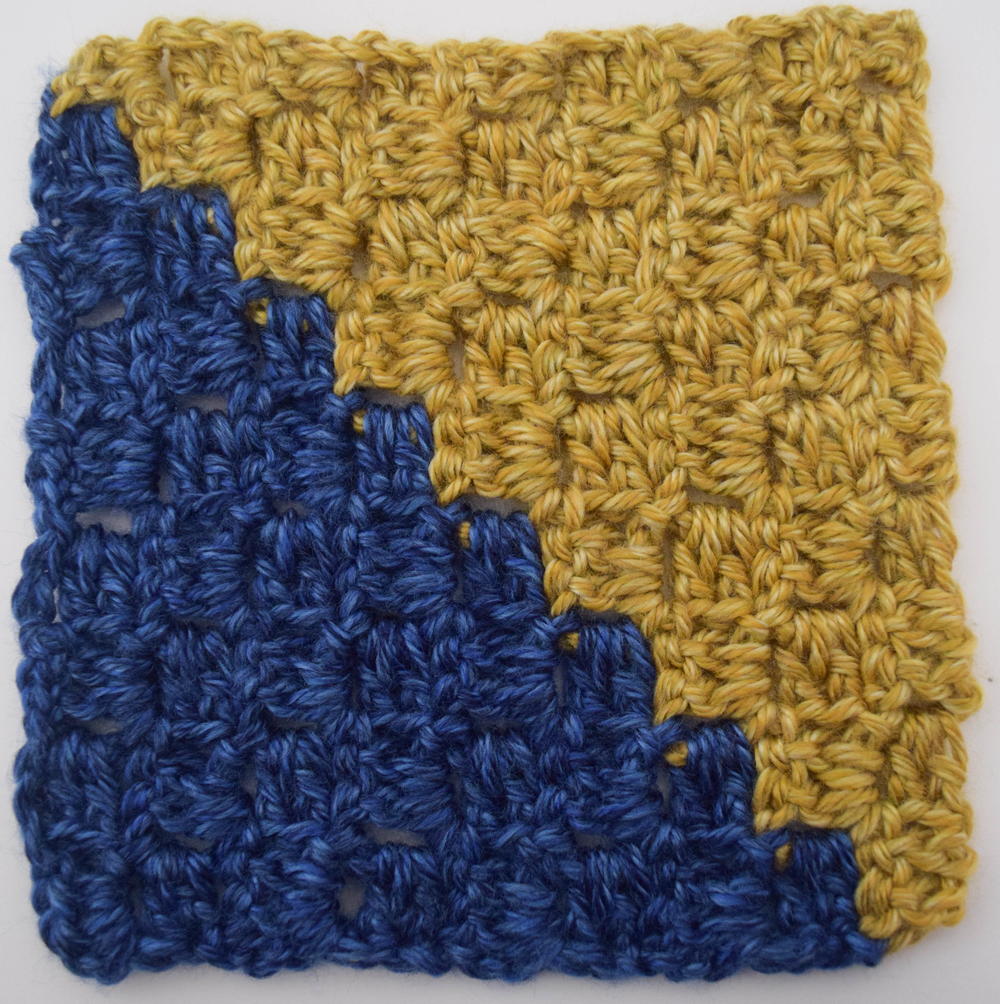 Diagonal Box Stitch Granny Square Crochet Pattern diagonal-box-stitch-granny-square-crochet-pattern
