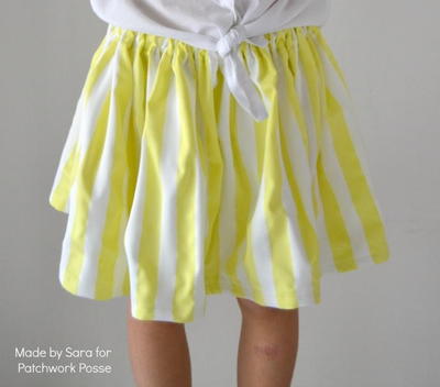15 Minute Girls' Skirt Pattern