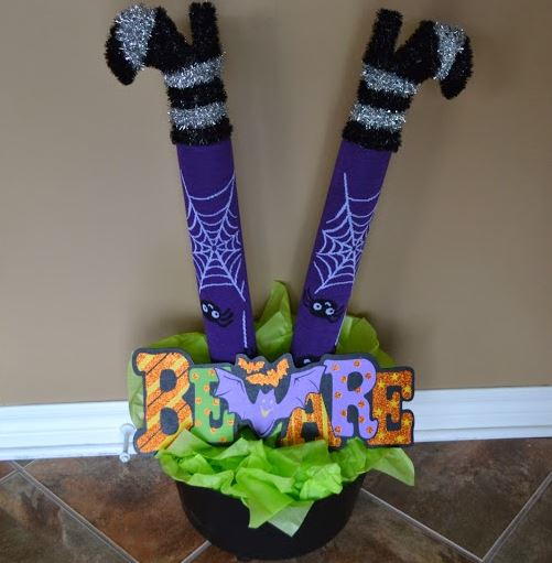 Pool Noodle Witch Legs Pool Noodle Witch Legs