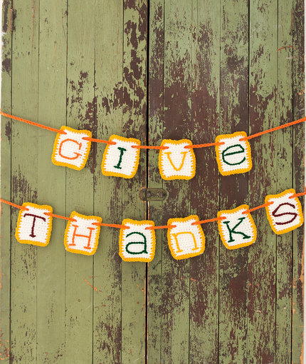 Thanksgiving Crochet Banner