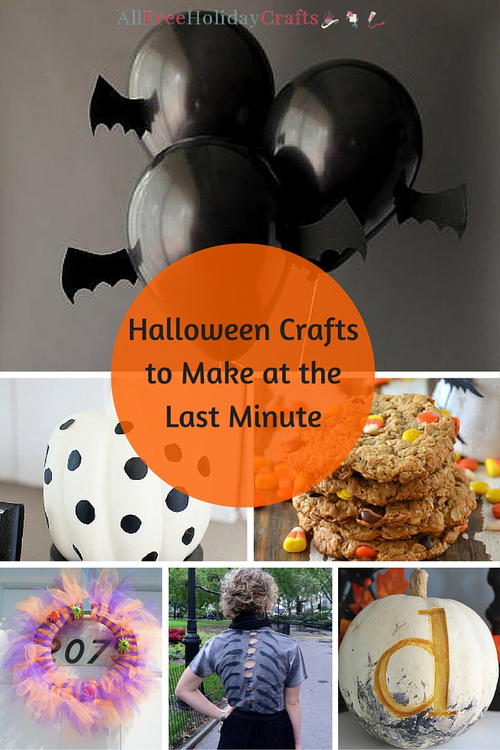 Halloween Crafts to Make at the Last Minute
