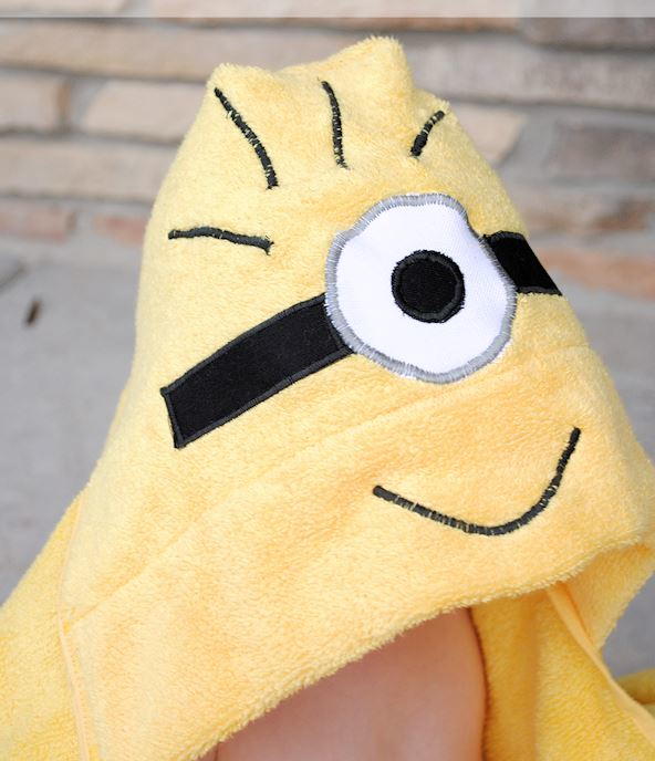 Minion Hooded Towel Minion Hooded Towel