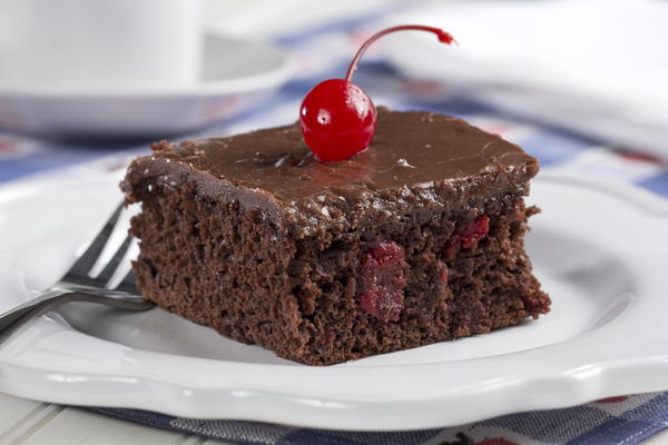 Cherry Fudge Cake Cherry Fudge Cake