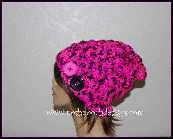 Pinky Crossover Slouch Hat