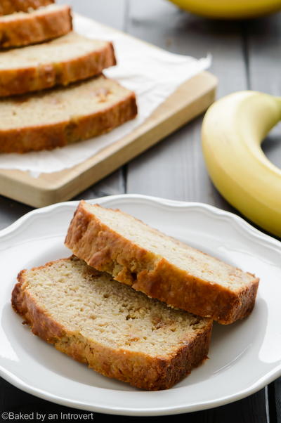 Roasted Banana Yogurt Bread