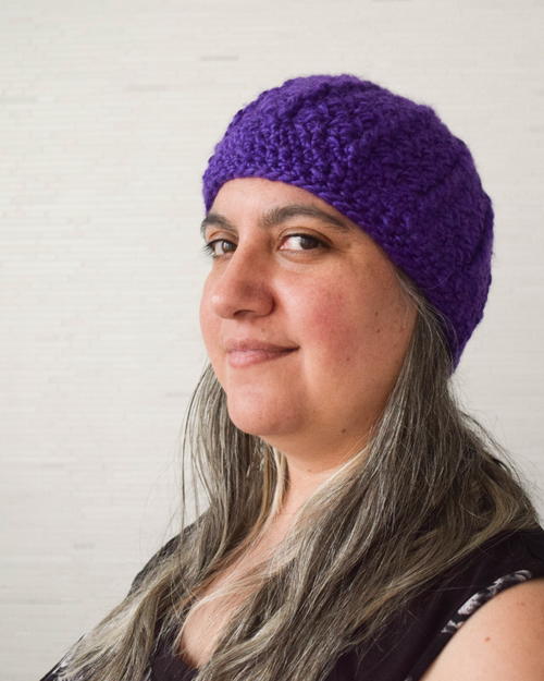 Not Quite Slouchy Crochet Hat Pattern