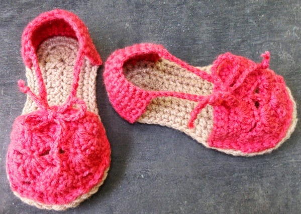 Crocheted Espadrilles