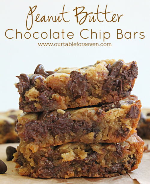 Peanut Butter Chocolate Chip Bars Peanut Butter Chocolate Chip Bars
