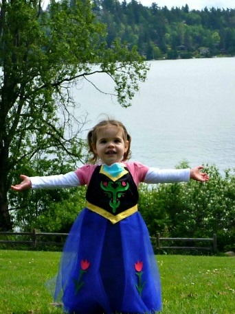 Frozen-Inspired Princess Anna Costume Frozen-Inspired Princess Anna Costume