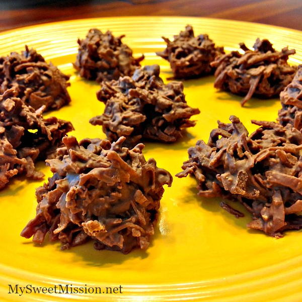 2 Ingredient Chocolate Haystacks