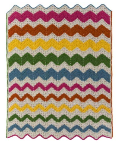 Chevron Rainbow Afghan Chevron Rainbow Afghan