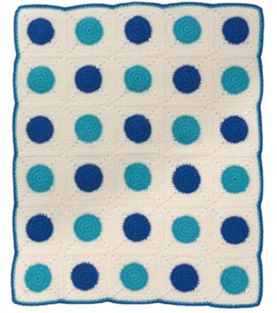 Darling Dots Crochet Afghan