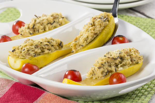 Stuffed Squash Bake