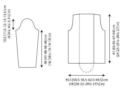 Carrara Knit Jacket Diagram