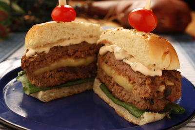 Stuffed Border Burgers