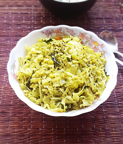 Cabbage with Coconut Stir Fry
