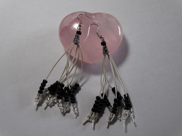 Beaded Tassels Earrings Beaded Tassels Earrings_1