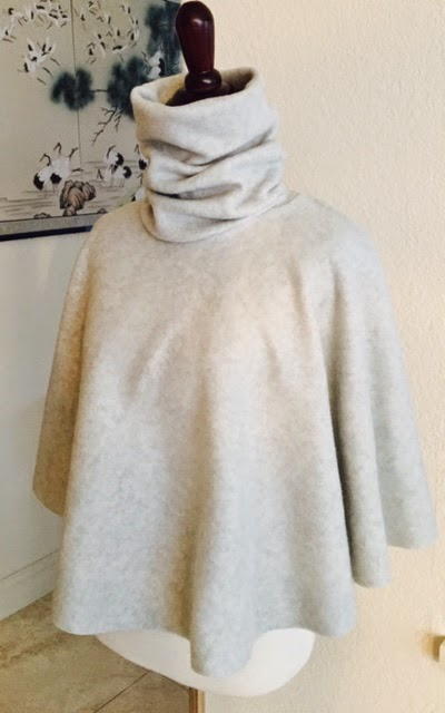 15 Minute Turtleneck Cape Tutorial AllFreeSewing Com