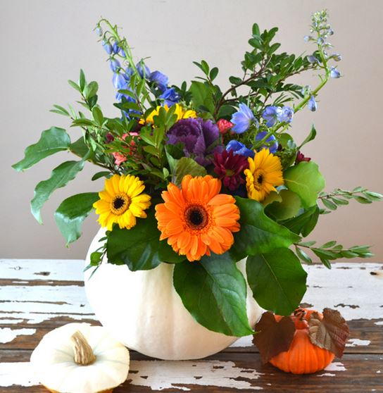 Pumpkin Floral Arrangement Pumpkin Floral Arrangement