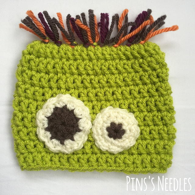 Scared Silly Monster Baby Hat