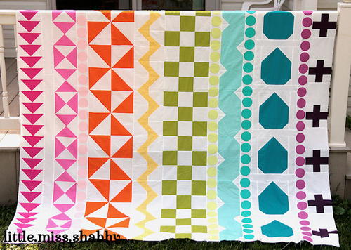 Coolest Ever Rainbow Quilt