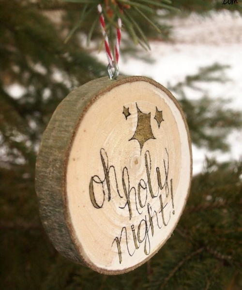 Wood Slice Ornaments Wood Slice Ornaments