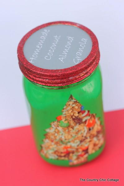 Granola Mason Jar Gift Granola Mason Jar Gift