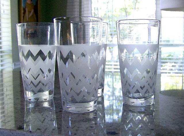DIY Chevron Glasses DIY Chevron Glasses