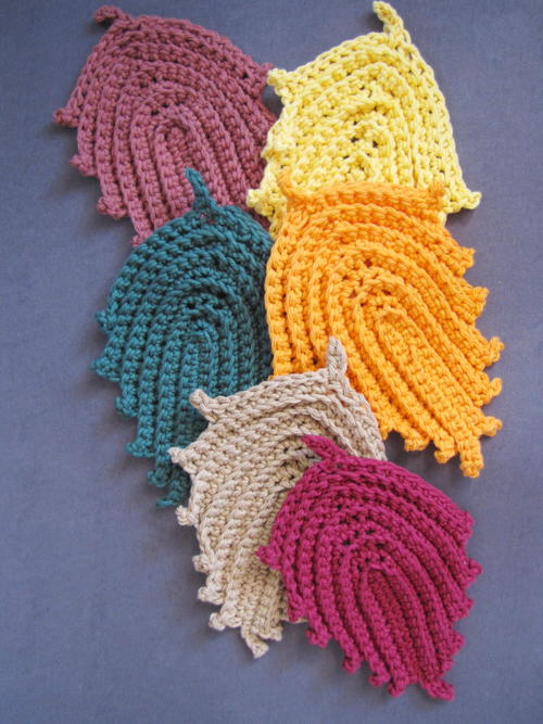 Autumn Leaves Dish Cloth or Hot Pad