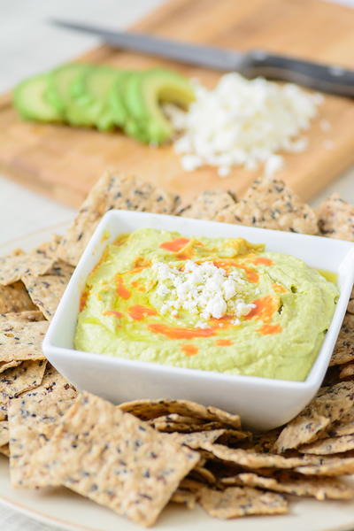 Zesty Avocado & Feta Hummus Zesty Avocado & Feta Hummus