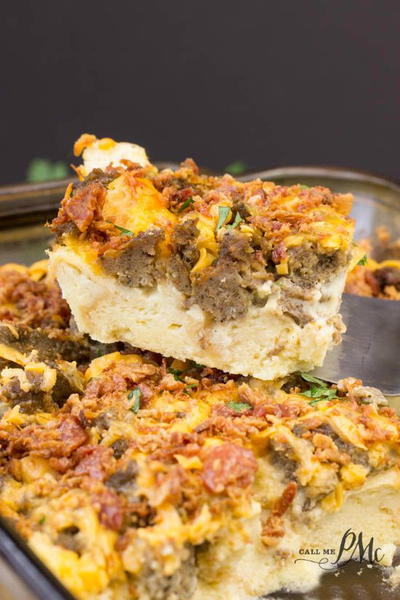 Overnight Sausage Egg Breakfast Casserole Overnight Sausage Egg Breakfast Casserole
