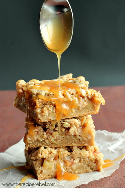 Apple Crisp Blondies