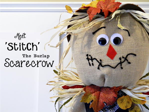 Burlap Scarecrow Burlap Scarecrow
