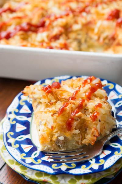 Crispy Fried Potato Breakfast Casserole Crispy Fried Potato Breakfast Casserole