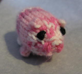 Crazy Cute Knitted Pig