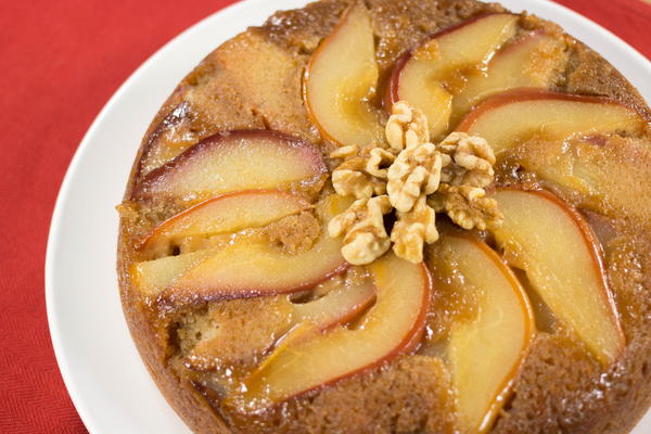 Starkrimson Pear Upside Down Cake Starkrimson Pear Upside Down Cake
