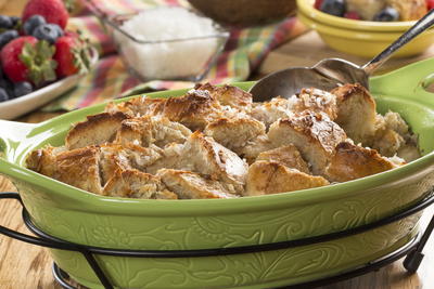 Coconut Bread Pudding