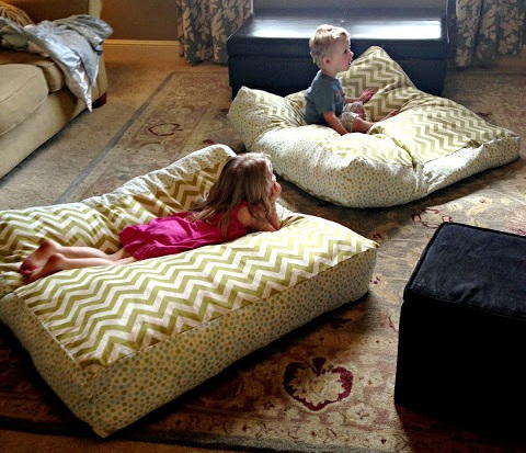 Giant DIY Floor Pillows