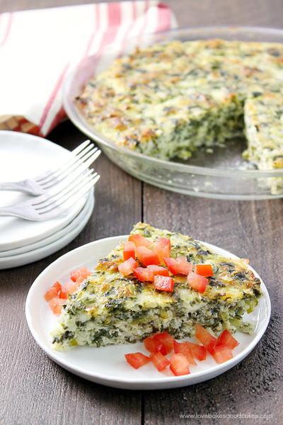 Easy Crustless Spinach Quiche Easy Crustless Spinach Quiche