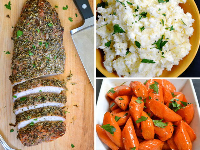 Herb Roasted Pork Dinner Herb Roasted Pork Dinner