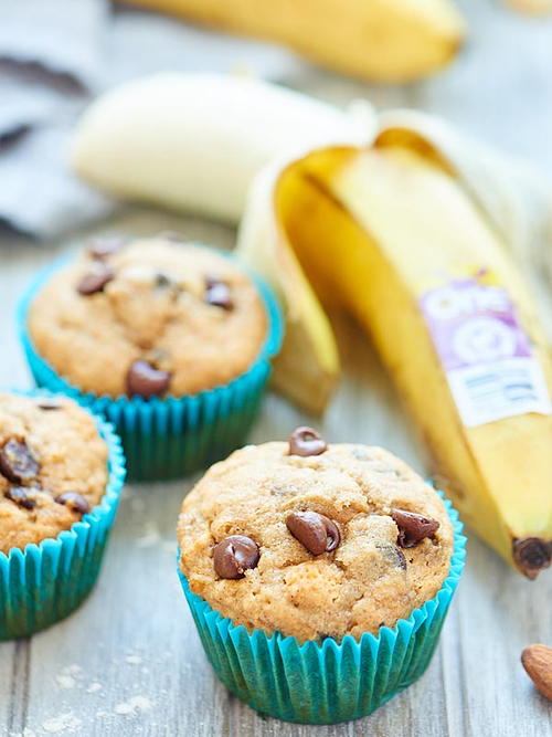 Vegan Banana Chocolate Chip Muffins Vegan Banana Chocolate Chip Muffins