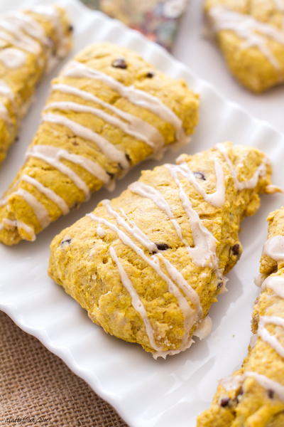 Pumpkin Chocolate Chip Scones