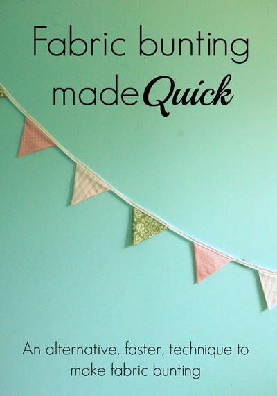 Super Speedy Fabric Bunting