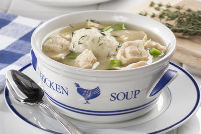 Shortcut Chicken Soup & Dumplings