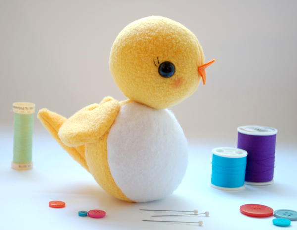 Circle Bird Softie Project
