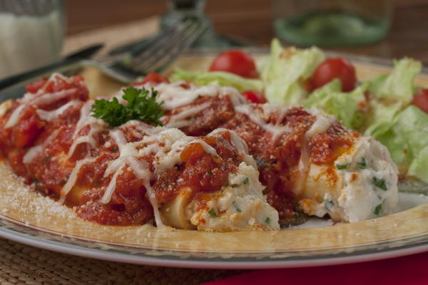 Sunday Night Manicotti