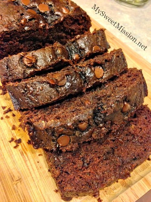 Delicious Double Chocolate Zucchini Bread Delicious Double Chocolate Zucchini Bread