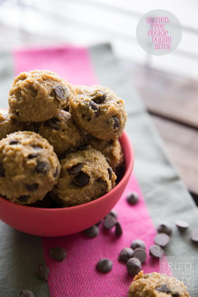 Gluten Free Cookie Dough Bites Gluten Free Cookie Dough Bites