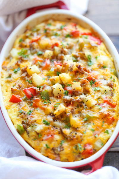 Make-Ahead Cheesy Breakfast Casserole Make-Ahead Cheesy Breakfast Casserole