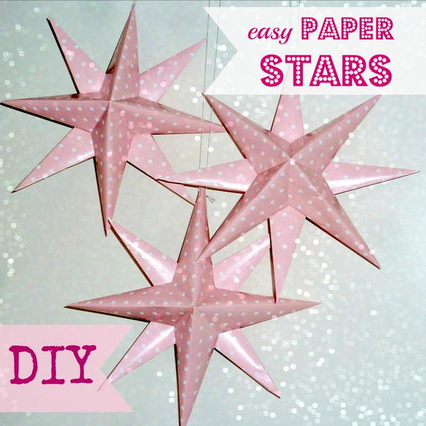 Easy DIY Paper Stars Easy DIY Paper Stars